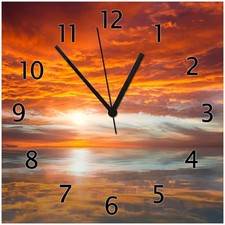 Wallario Wanduhr aus Glas