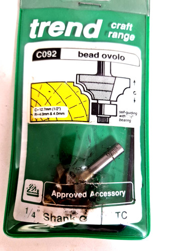 Trend fräser c092x1 4tc - c092x1/4tc,