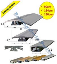 4-7mm Abschlussprofil, Übergangsprofil, Ausgleichsprofil ALU geb. Vinyl Laminat