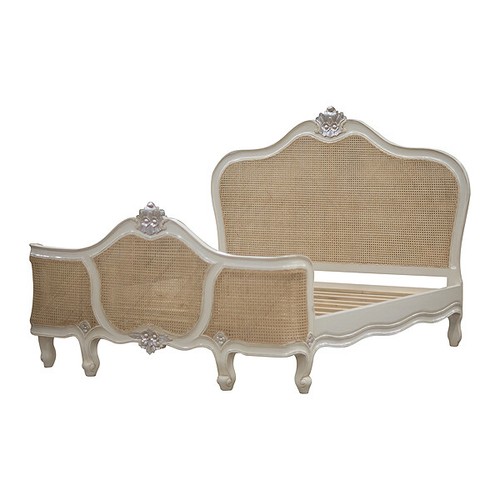 Louis bett rattan weiß - louis,