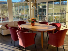 Fertige Housse für Sessel Giorgetti 63230 Bezug Giorgetti Dante 6464 bordeuax