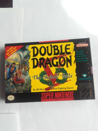 Snes spiel double dragon - double, v
