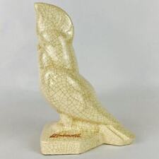 Antiker Art Deco französischer um 1930 Keramik Kakadu Vogel signiert von Louis Fontinelle