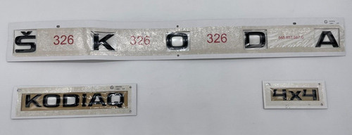 Original skoda schriftzug set - original,
