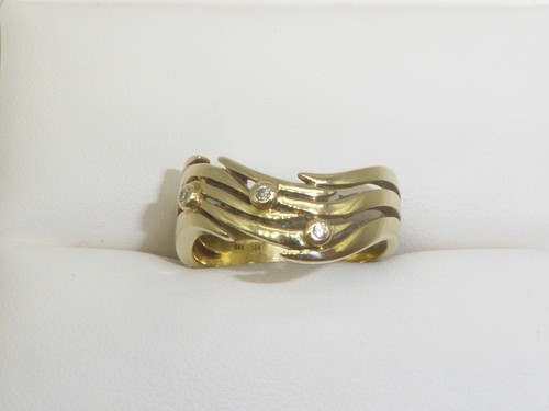 14k gold ring - gold, 6,5