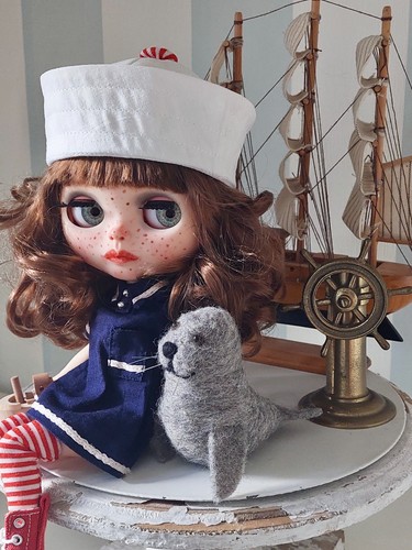 Ooak blythe doll merle loves - blythe, "merle
