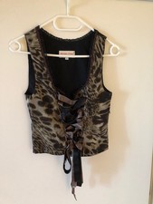 STEINDL Weste Mieder Satin Leo Oktoberfest Tracht Landhaus Gr. XS / 34  NEU 