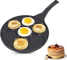 7 Loch Pfannkuchen Pfanne Spiegelei Eierpfanne Lochpfanne Bratpfanne Pancake DHL
