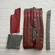 Original MB Mercedes Lederbezug Sitz rot R107/C107 SL SLC vintage Reparaturstück