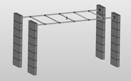 Kletterleiter boxsackgestell - kletterleiter,,