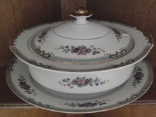 Prunkvolle Pirken Hammer Porzellan Suppenterrine