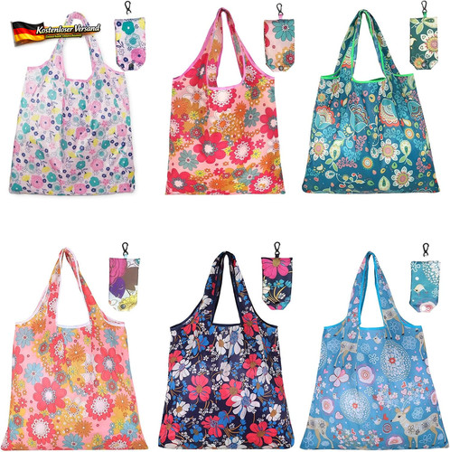 Faltbare einkaufstaschen set - faltbare,