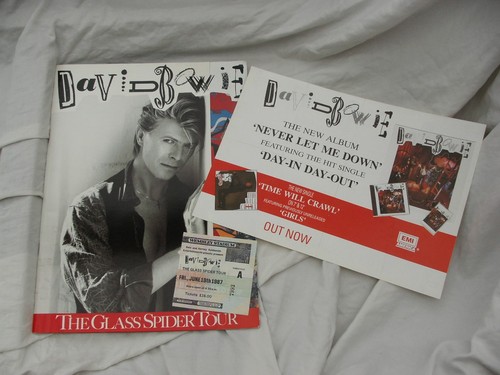 DAVID BOWIE GLASS SPIDER TOUR