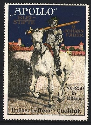 Reklamemarke johann faber - johann,