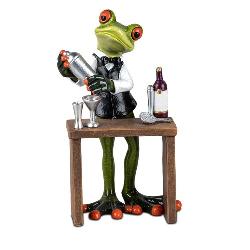 Dekofigur froschmann als - dekofigur,
