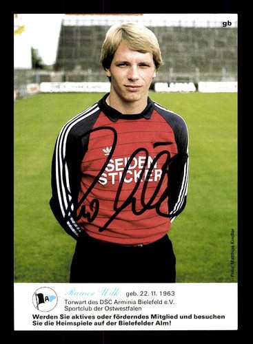 Rainer wilk autogrammkarte - rainer,