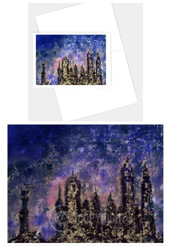Handmade new york skyline - york,