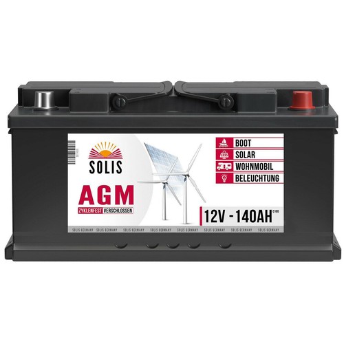 Solarbatterie agm 140ah - agm, 12v