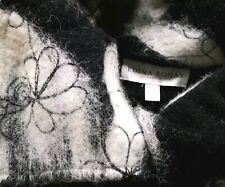 Rar! Designer WOLL-/FILZMANTEL GR. 34 maße/text EDINA RONEY