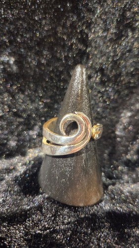 Silber ring - 47,
