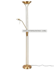 Lindby Josefin LED-Stehlampe Stehleuchte Lampe Leuchte mit Leseleuchte / NEU OVP