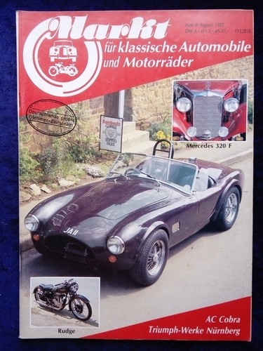 Oldtimer markt 1985 ac - oldtimer,
