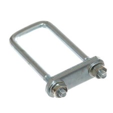 2x U-Bügel mit Gegenplatte