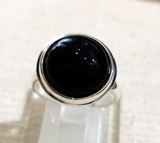 Ring mit einem Onyx , 925er