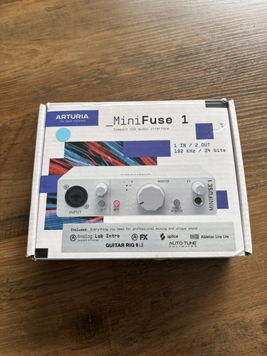 Arturia minifuse usb audio - arturia, usb-c