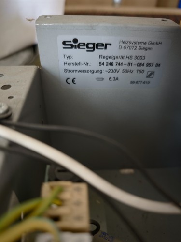 Sieger heizungsregler - sieger,