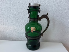 Antik Herrenhäuser Bierflasche Growler grün Biersiphon Bierkanne