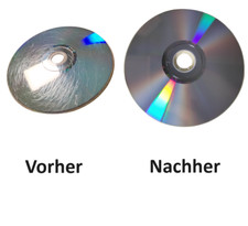 CD DVD Disc Reparatur Repair Service Kratzer entfernen Abspielbar machen