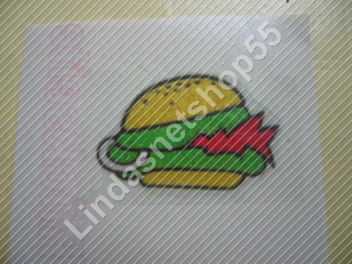 Ersatz sticker hamburger - sticker,