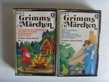 2 MC´s Kassetten Grimm´s Märchen Folge 3 + 4 mit Elmar Gunsch, Sonocord Marcato