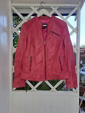 Pinke Jacke - Damen - Pflanzlich gegerbtes Leder