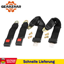 2x 2 Punkt Sicherheits-gurt Universal Beckengurt Statik Stapler Bus LKW Auto aut