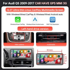12.3' For Audi Q5 A4 A5