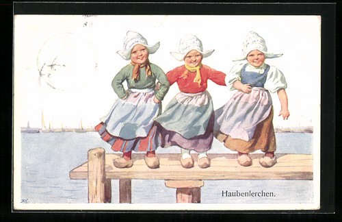 Künstler karl feiertag - künstler-ak,