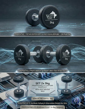 Premium Rundhantel 2er Set 2x5