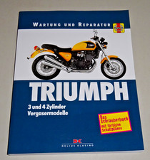 Reparaturanleitung / Handbuch - Triumph 3 + 4 Zylinder Vergasermodelle - ab 1991