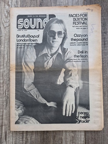 Sounds newspaper 1974 - sounds,