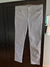 Damen Jeans von Stooker Modell "Zermatt" schwarz weiß gestreift Gr. 42