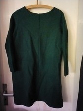 Wollkleid, dunkelgrün, Gr.46