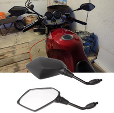 2X Universal Motorrad Spiegel Rückspiegel M10 10mm für Suzuki GS500 GS500E 95-02