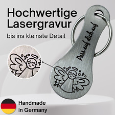 Einkaufswagenlöser Schutzengel Glücksbringer Schlüsselanhänger Metall NEU