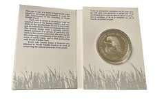 Kaimaninseln 1987 Amazon Papagei 5 $ Silber PP World Wildlife Fund Münze Coin