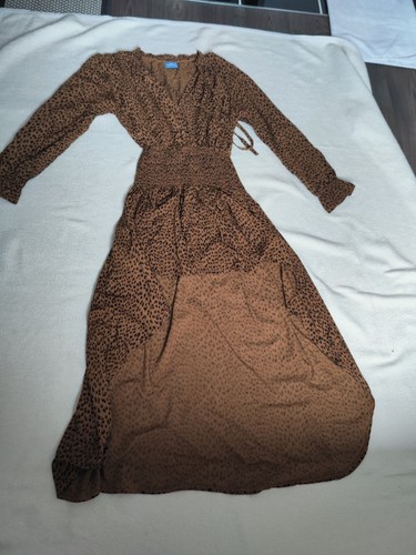 Kleid vokuhila leoprint - 36,