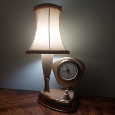 50er Jahre Weckuhr Mit Lampe