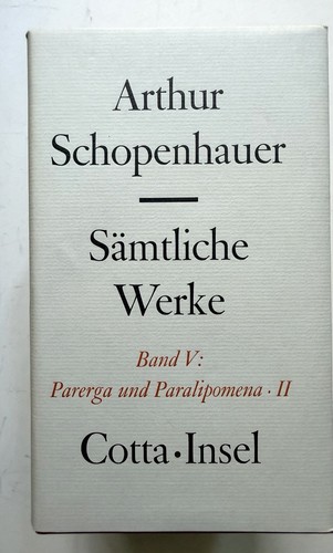 Arthur schopenhauer sämtliche - schopenhauer,