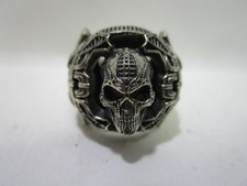 Extravaganter Silberring mit Totenkopf (925er) ca. 27,7 g     GS8167